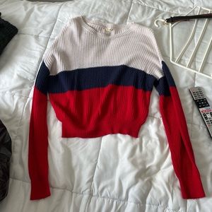 Garage tri-color sweater. Size XS